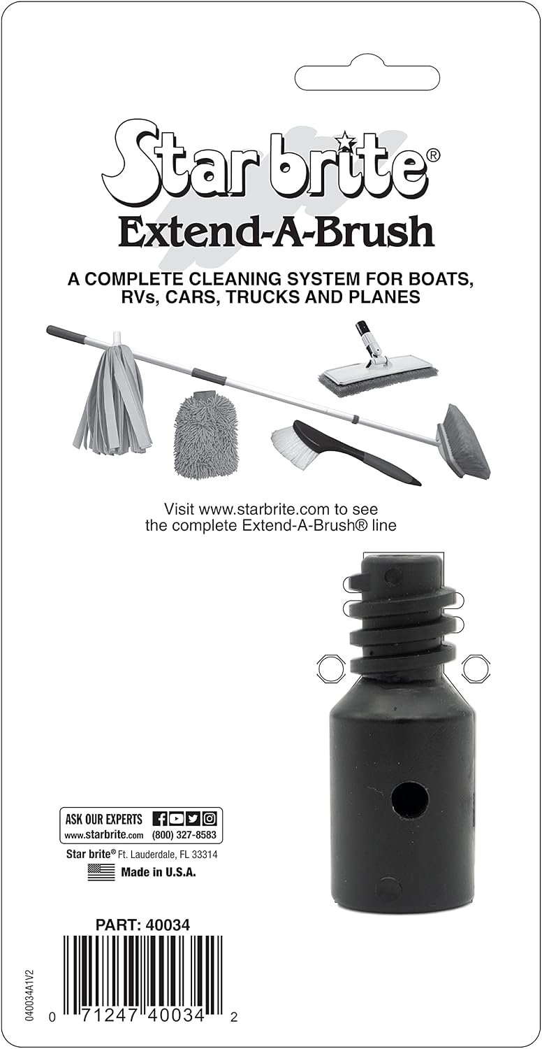 Star brite 40034 Screw Thread Adaptor – Boat Cover Support Pole Accessory 12 Pack Replacement Connector - Image 2