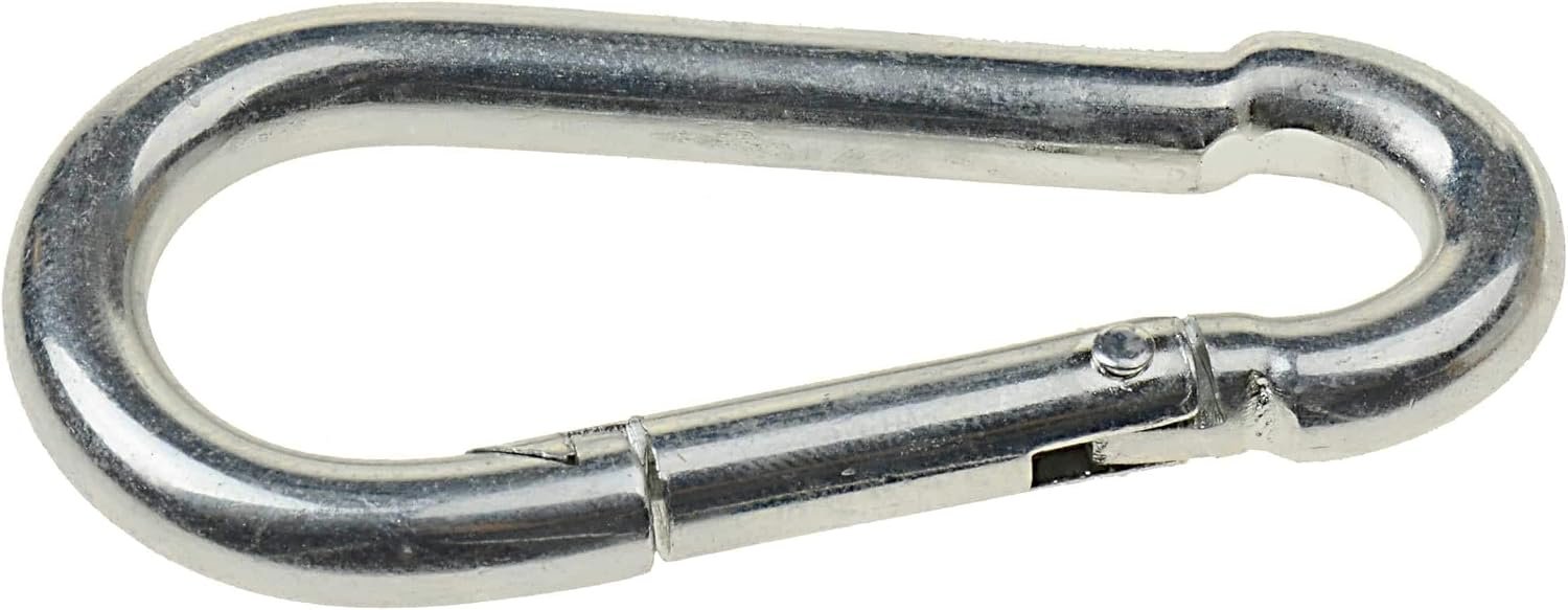 T-H Marine EHA54330DP Safety Spring Hook – 3-1/8 in Zinc-Plated Steel with Spring-Loaded Gate and 168 lb Working Load - Image 3