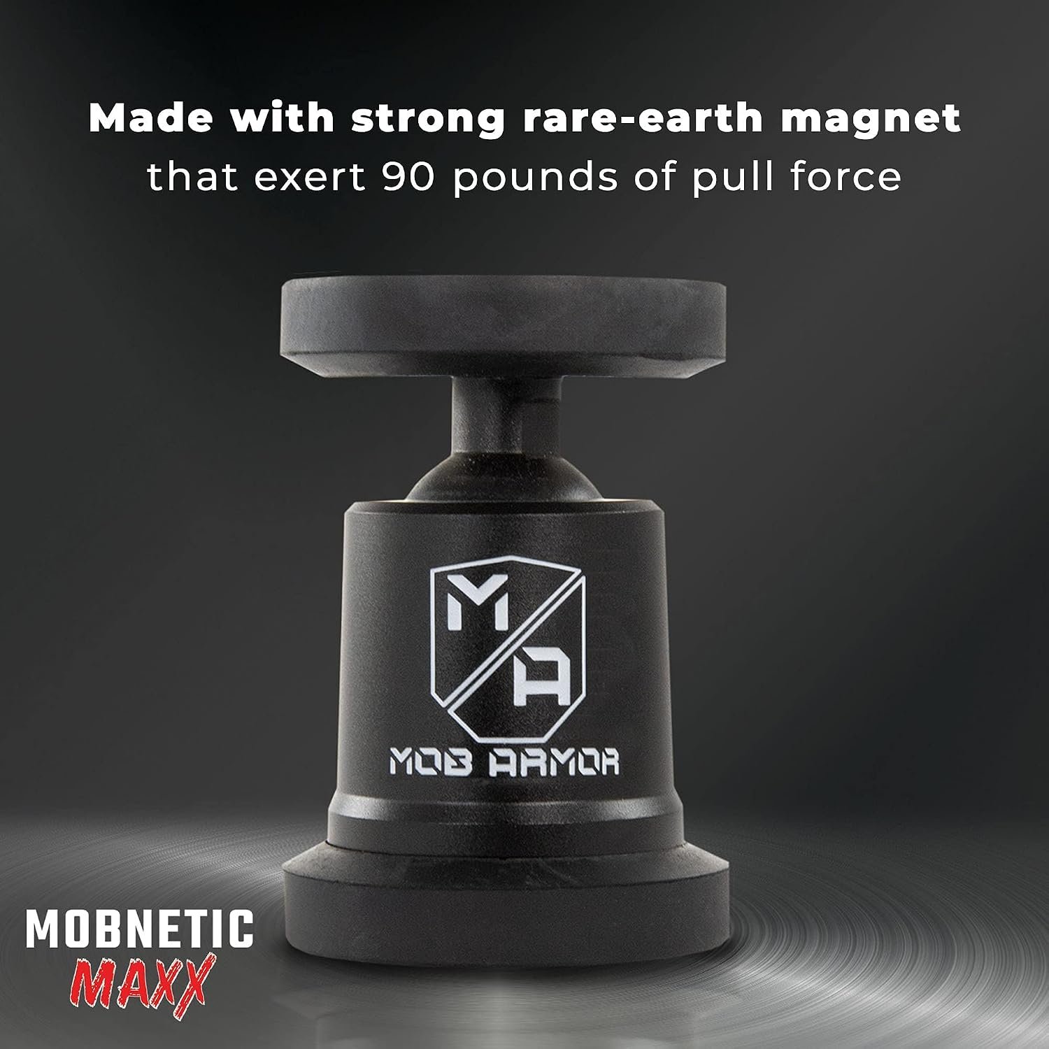Mob Armor MOBNMXRD MobNetic Maxx Magnetic Phone Mount – Red Billet Aluminum Body with 90lb Pull Force & 360° Rotation - Image 5