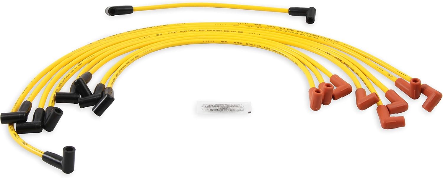 ACCEL 4048 Super Stock 8mm Spark Plug Wire Set – Performance Ignition Wires with Low-Resistance Conductor Core - Image 2
