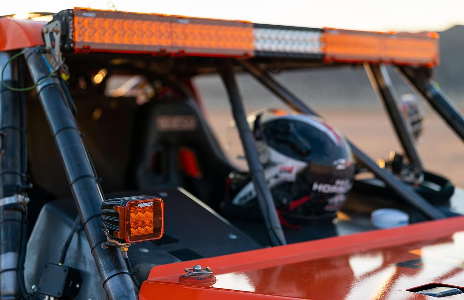 RIGID Industries 201993 D-Series Amber Pro Cover – Snap-On Polycarbonate Lens Cover for D-Series LED Lights - Image 2