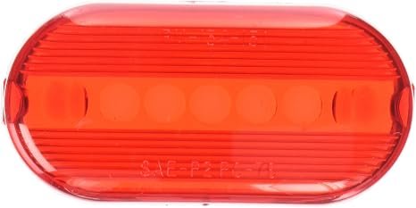 Peterson 13415R Replacement Lens – Red Rectangular Trailer Light Lens, OEM Service Part for Compatible Peterson Lamps