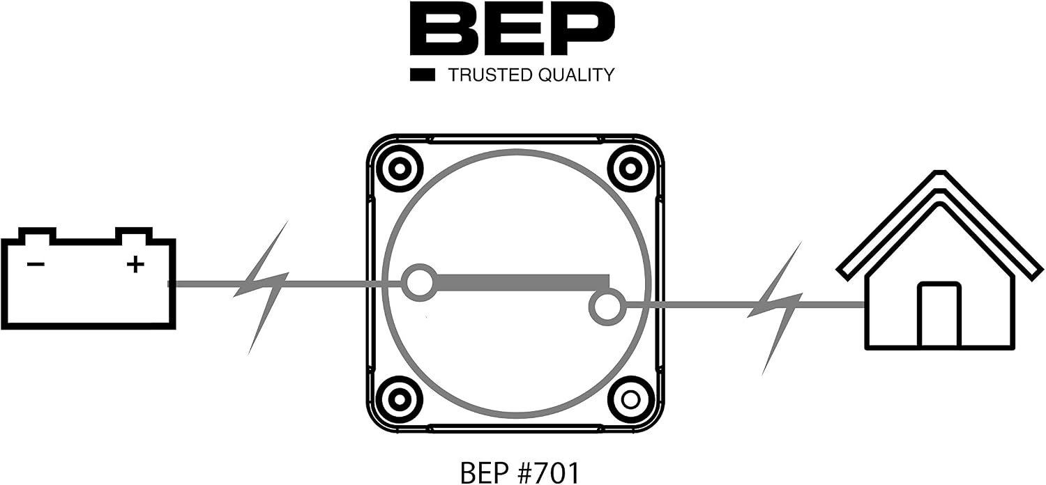 BEP 701 On/Off Battery Switch – Marine Battery Disconnect Switch for Electrical System Protection - Image 3
