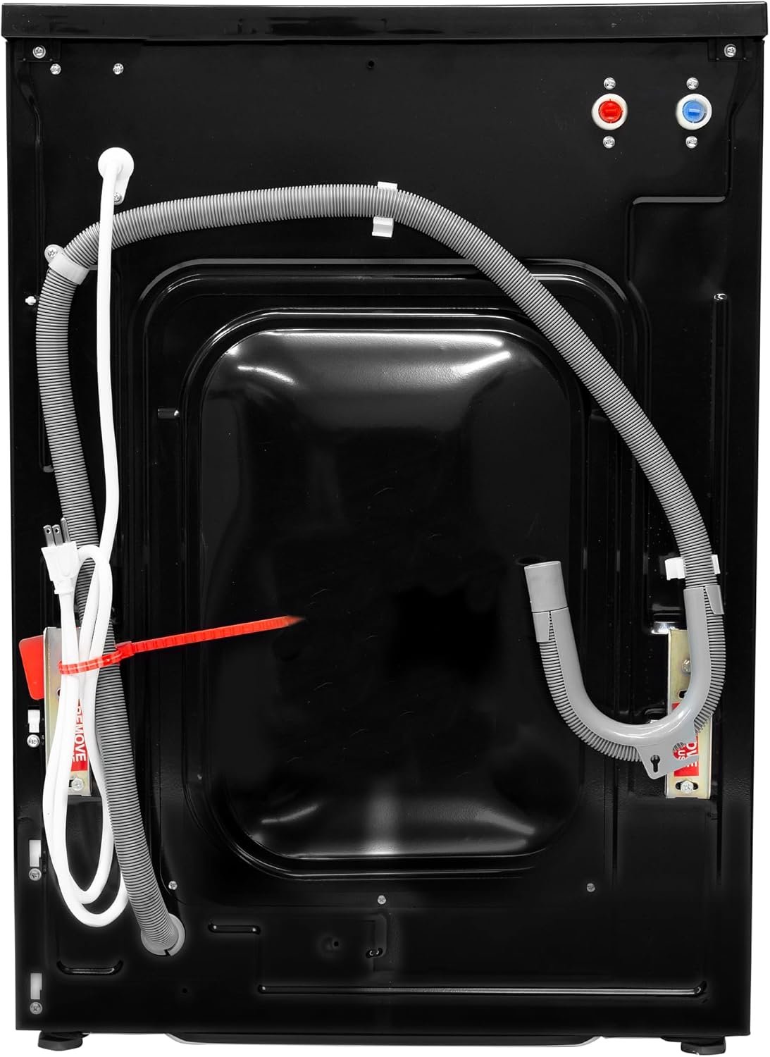 Pinnacle 22826LB Front Load Washer – 15 lb Capacity Black Finish with 1.62 Cu Ft Drum and 1400 RPM Spin Speed - Image 4