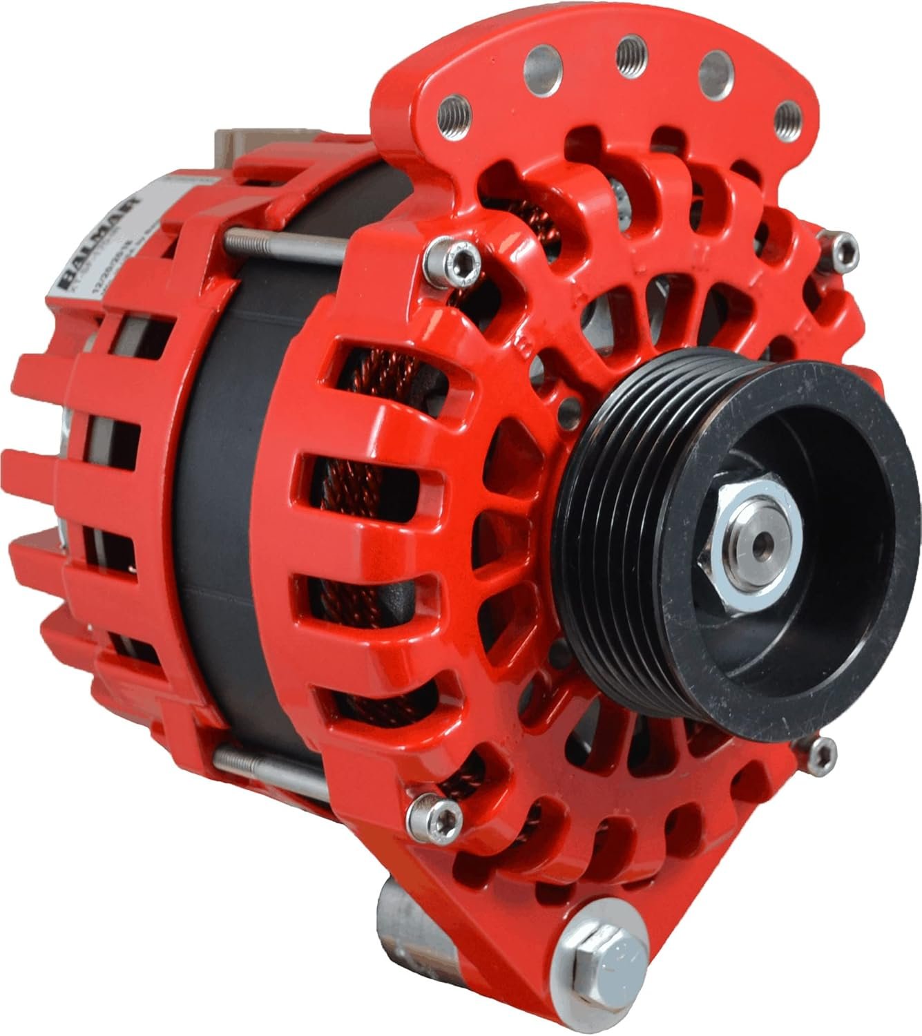 Balmar XT-SF-170-K6 XT Series Alternator – 170A 12V Output, Single-Foot 1-2in Mount, K6 Serpentine Pulley
