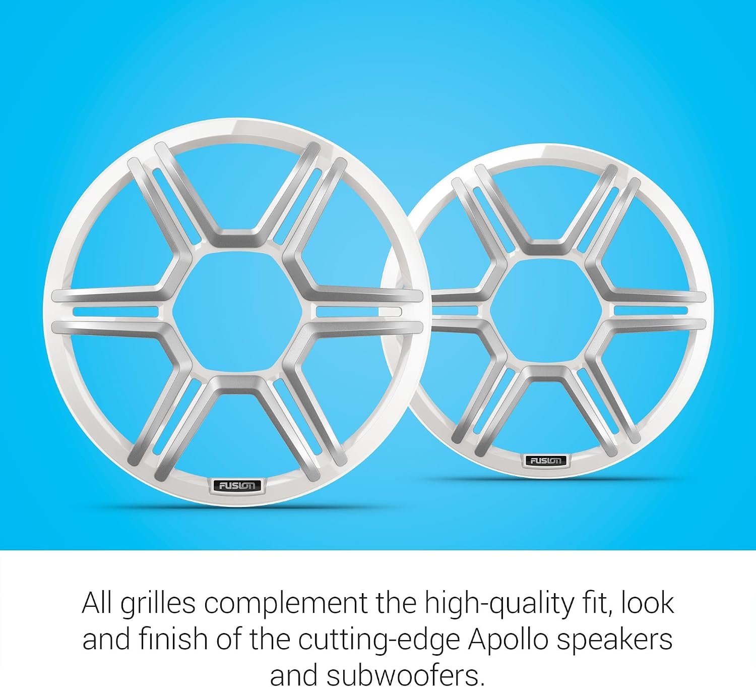 Fusion Apollo EL-F651SPG 6.5 in Marine Speaker – Sports White LED Marine Coaxial Speaker with CRGBW Lighting - Image 6