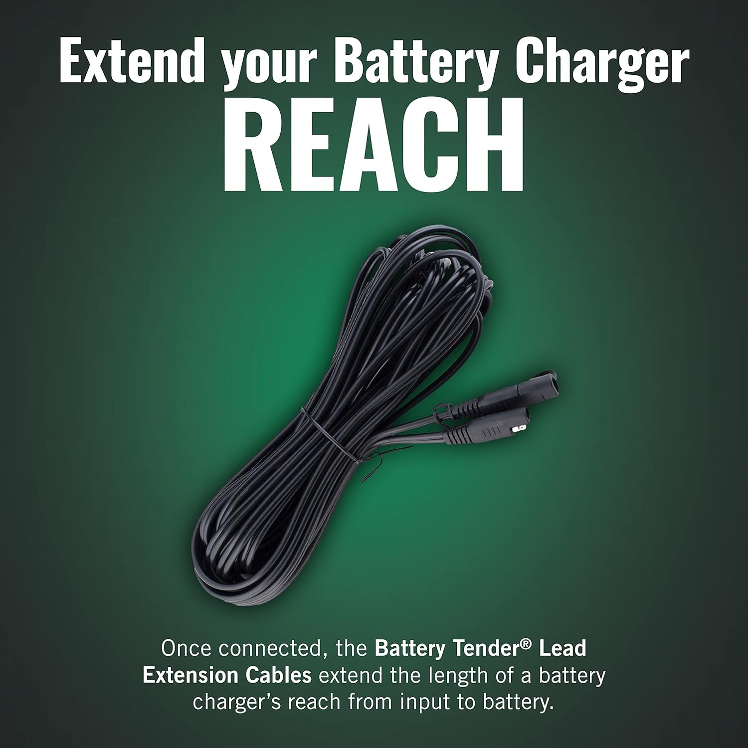 Battery Tender 81014812 DC Extension Cable – 12.5 ft SAE Quick-Disconnect Lead for Battery Maintainers - Image 3