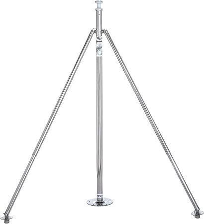 Attwood 903009S Stainless Steel Ski Pylon – 44in Marine Tow Pylon with Swivel Head Assembly