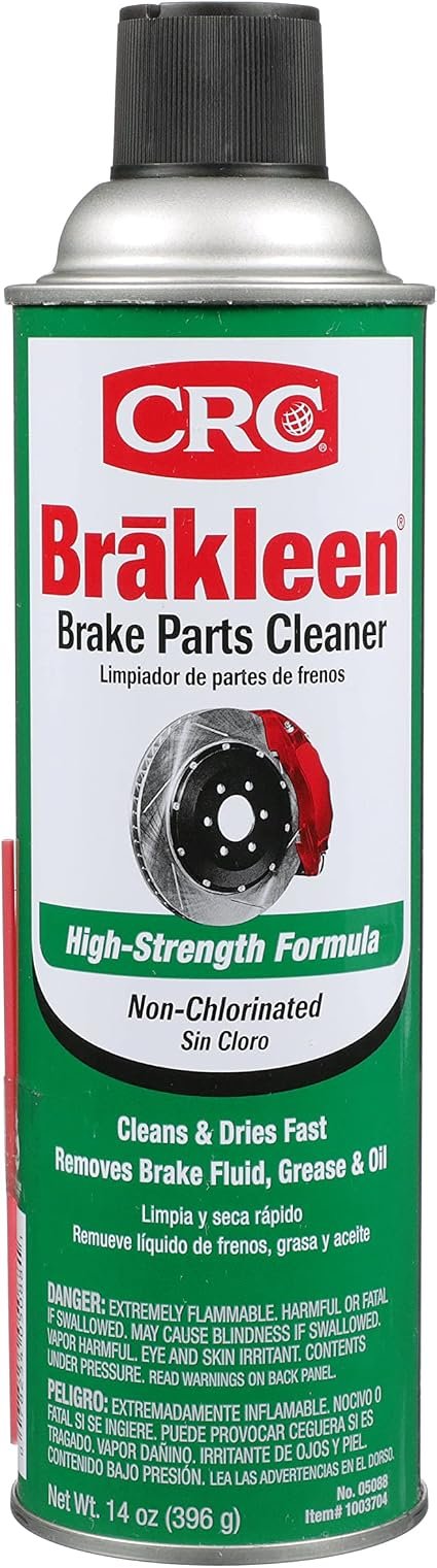 CRC Brakleen 5088 Non-Chlorinated Brake Cleaner – 15 oz Fast-Drying Residue-Free Brake Parts Aerosol