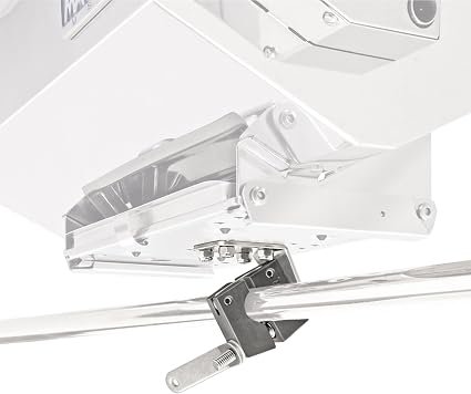 Magma T10-380 Horizontal Round Rail Mount – Fits 7/8in to 1in Rails – Marine Grill Mounting System