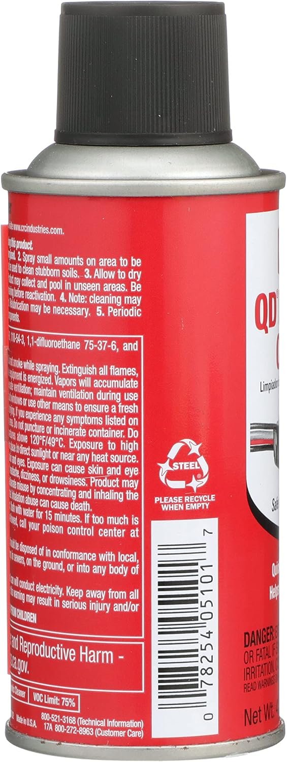 CRC 5101 QD Electronic Cleaner Aerosol – 6 oz Plastic-Safe Quick-Dry Cleaner for Electronics, Circuit Boards, and Electrical Components - Image 4