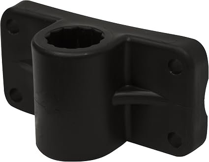 Wise Seating 6013 Rod Holder Side Mount – High-Impact Co-Polymer Bracket with Multi-Position Boat Installation and Black Finish