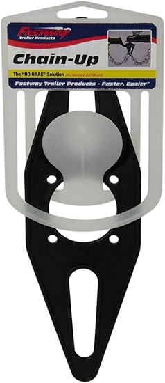 Equal-i-zer 82003065 Chain-Up Safety Chain Holder – Trailer Ball Mount Chain Support for 2in and 2-5/16in Hitch Balls