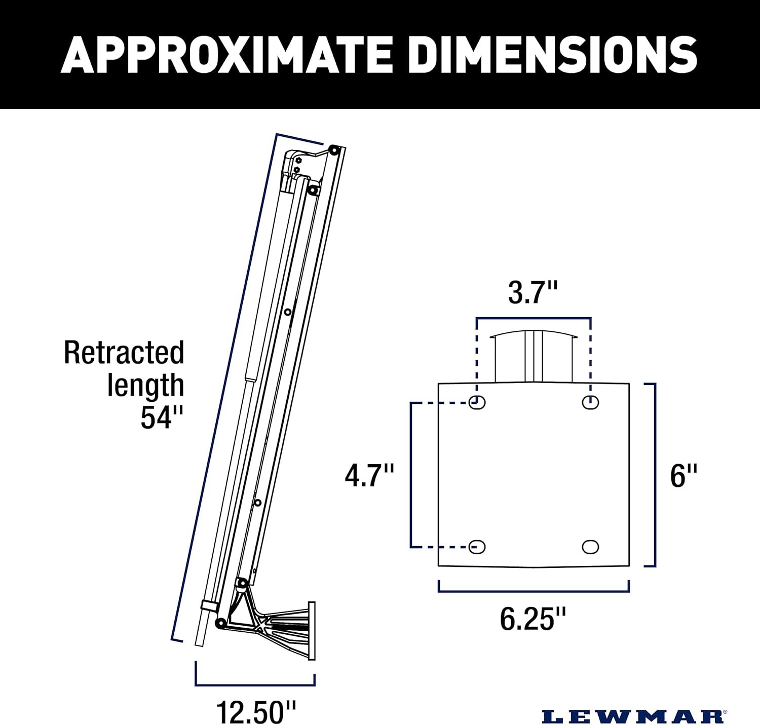Lewmar 69600943 Axis Shallow Water Anchor – 8ft Deployment, Black Finish, Electric Positioning System - Image 2