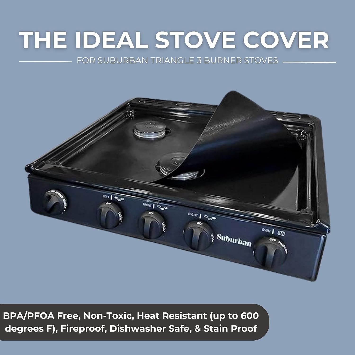 Stove Wrap SWRV400 Stove Top Protectors – Custom Fit Protection for Suburban RV Range and Cooktop Models - Image 4