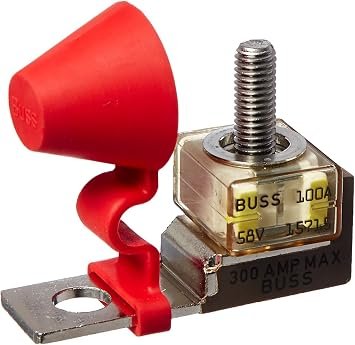 Samlex DC-FA-100 Fuse Assembly – 100A MRBF Battery Fuse Bar with Weatherproof Protection and Insulating Cap