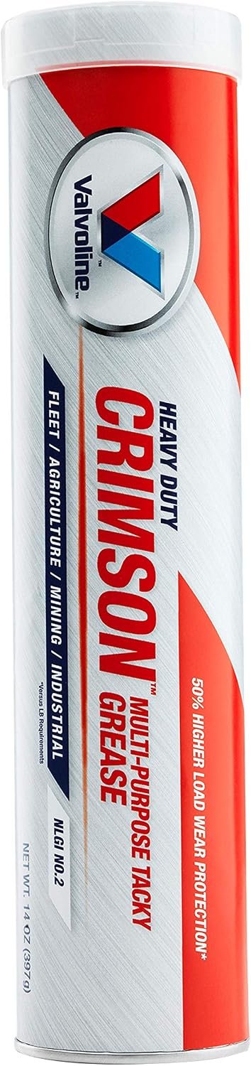 Valvoline 70124 Fifth Wheel Grease Tube – Heavy-Duty Coupler Lubricant Cartridge for Semi-Truck Trailer Hitch Maintenance
