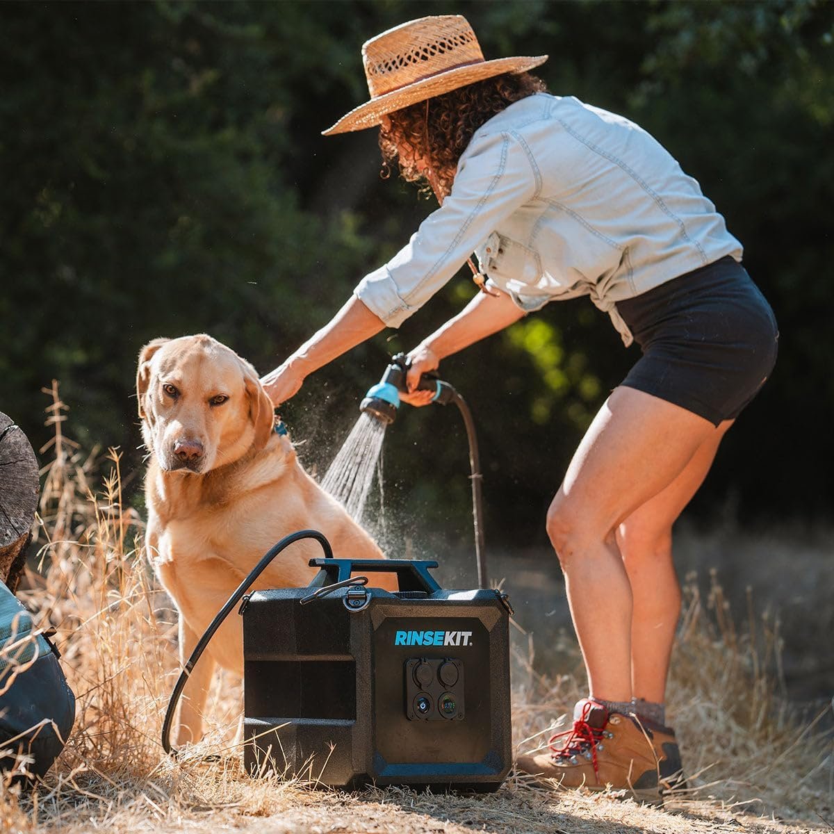 RinseKit Cube Electric Portable Shower – Battery-Powered Portable Water Sprayer with Rechargeable Pump System - Image 8