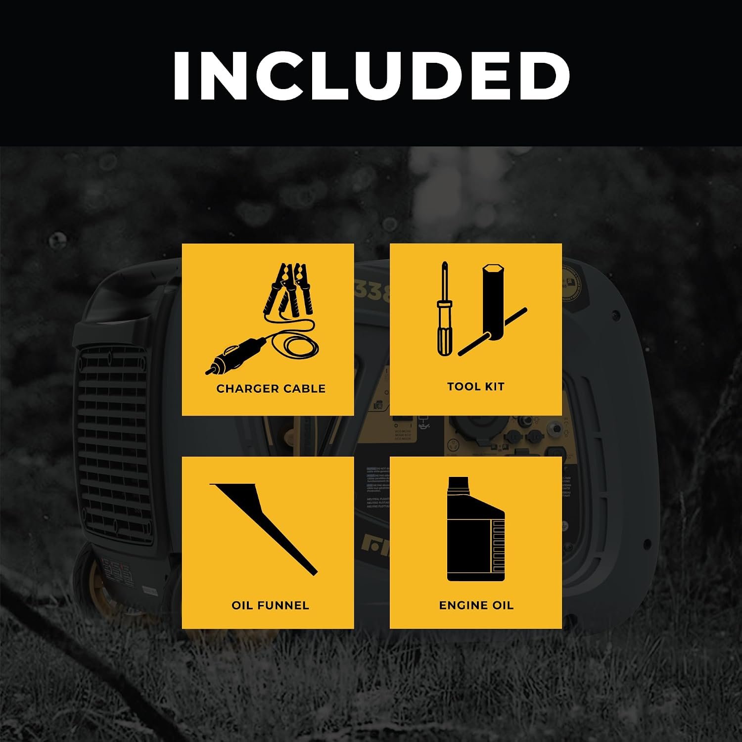 Firman W03381 Portable Inverter Generator – 3650 Starting Watts with Recoil Start and Clean Inverter Power - Image 3