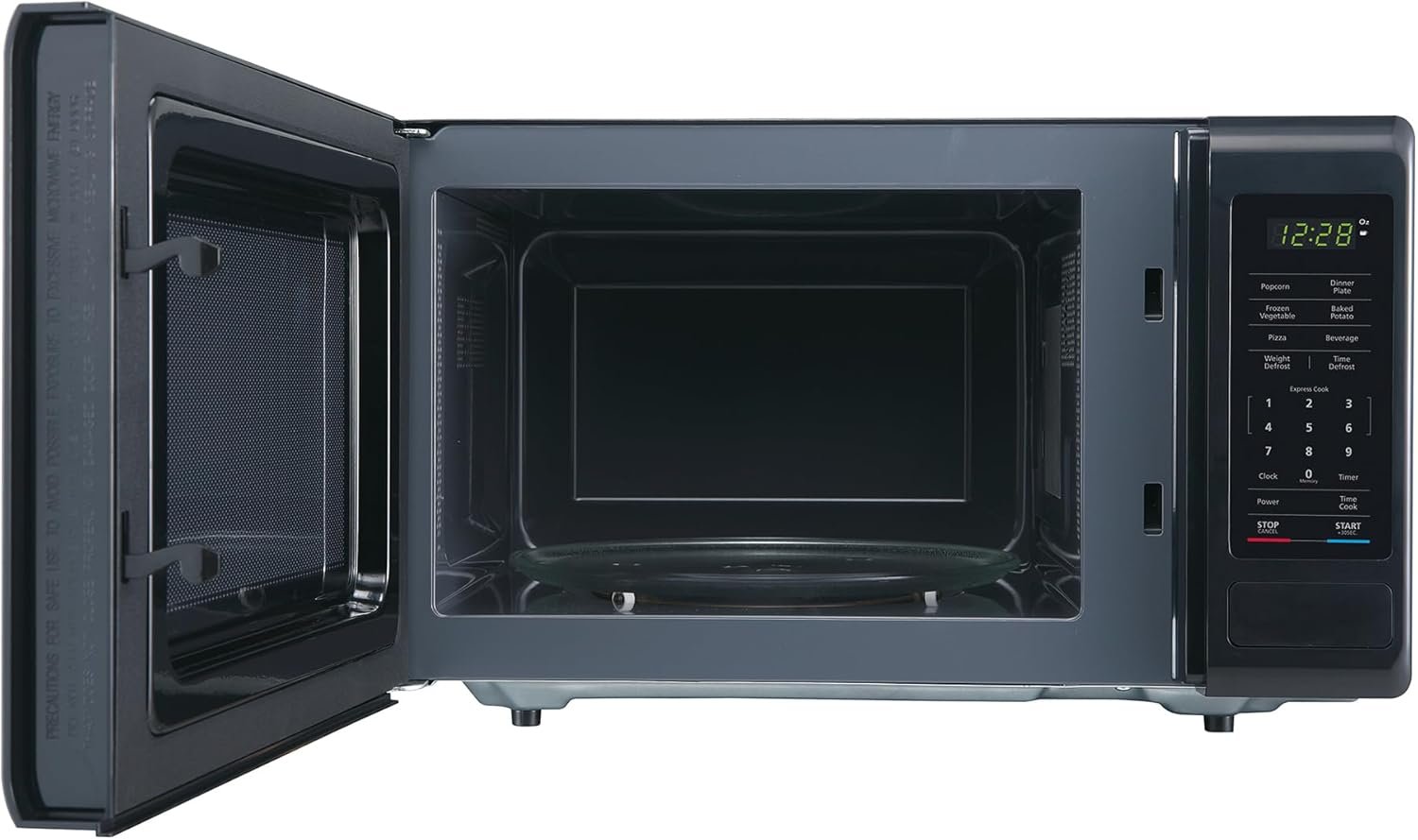 Magic Chef MC99MB Countertop Microwave – 0.9 Cu Ft Capacity – 900 Watts – Black Digital Controls - Image 2