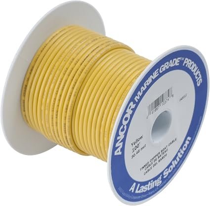 Ancor 118910 Tinned Copper Battery Cable – 3/0 AWG Marine Electrical Cable for High-Current Battery Systems