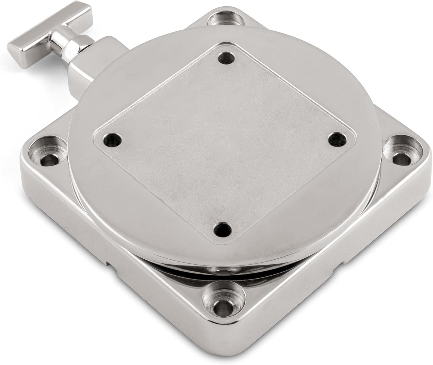 Cannon 1903002 Low Profile Stainless Steel Swivel Base – 360-Degree Downrigger Mount with Locking Rotation System - Image 3