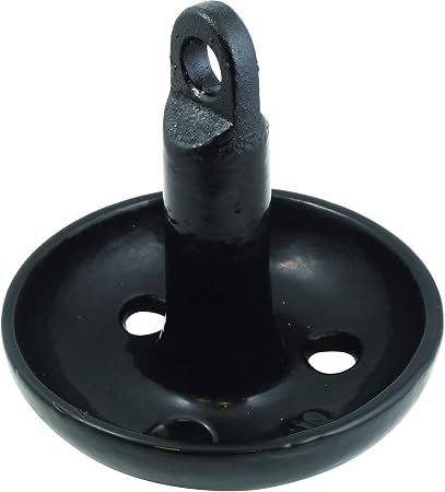 Attwood 9941B1 Black PVC Mushroom Anchor – 8 lb Vinyl-Coated Anchor – Freshwater Boat Mooring Solution