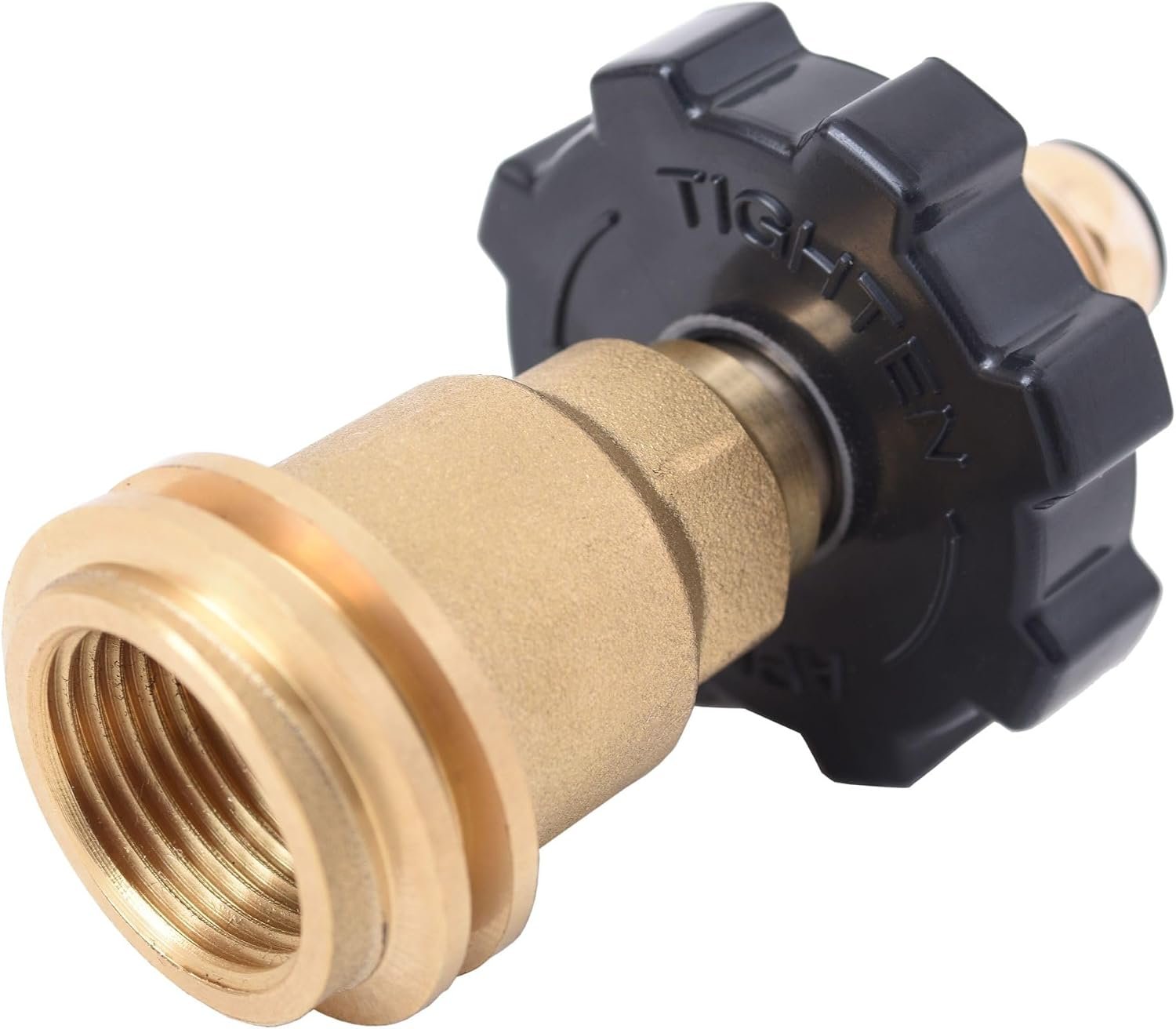 Flame King POL01JT002 POL to QCC Adapter – Propane Cylinder Connection Adapter for Modern QCC1 Regulators - Image 5