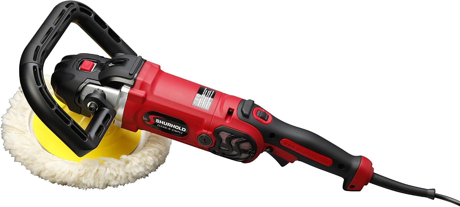 Shurhold 3400 Pro Rotary Polisher – 7in Variable-Speed Marine Polisher with 1200W Motor and Professional Control
