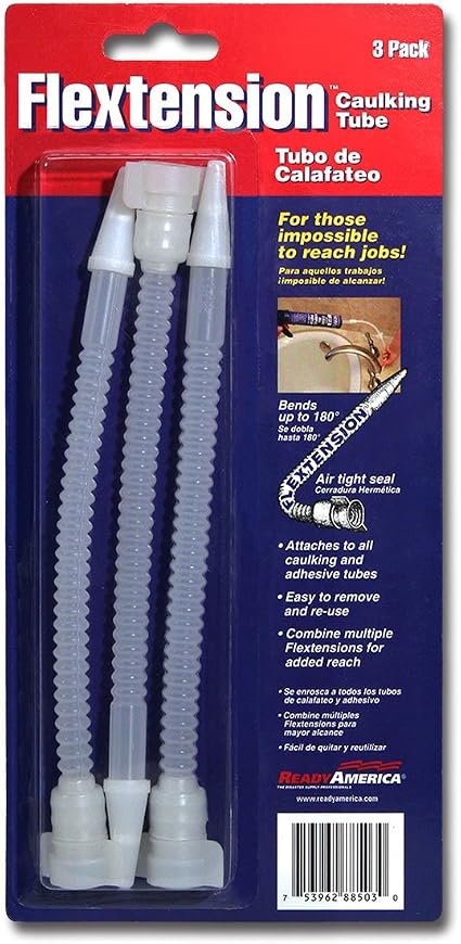 Ready America FT88503 FlexTension Tube Tips 3-Pack – Replacement End Tips for FlexTension Safety Poles