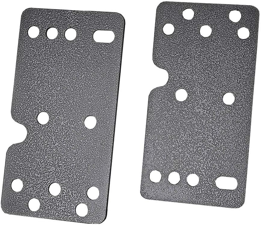 Gen-Y Hitch GH8000 Fifth Wheel Shim Plates – 1/4in Steel Spacer Set for 12.5in Wing Openings, Pair of 2