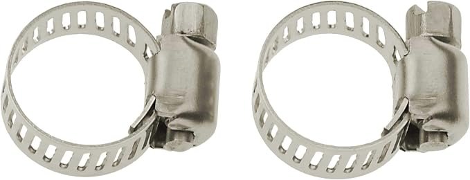 T-H Marine EPL57202DP Stainless Steel Hose Clamps – 1/4in to 5/8in Range – Corrosion Resistant Clamp Pair