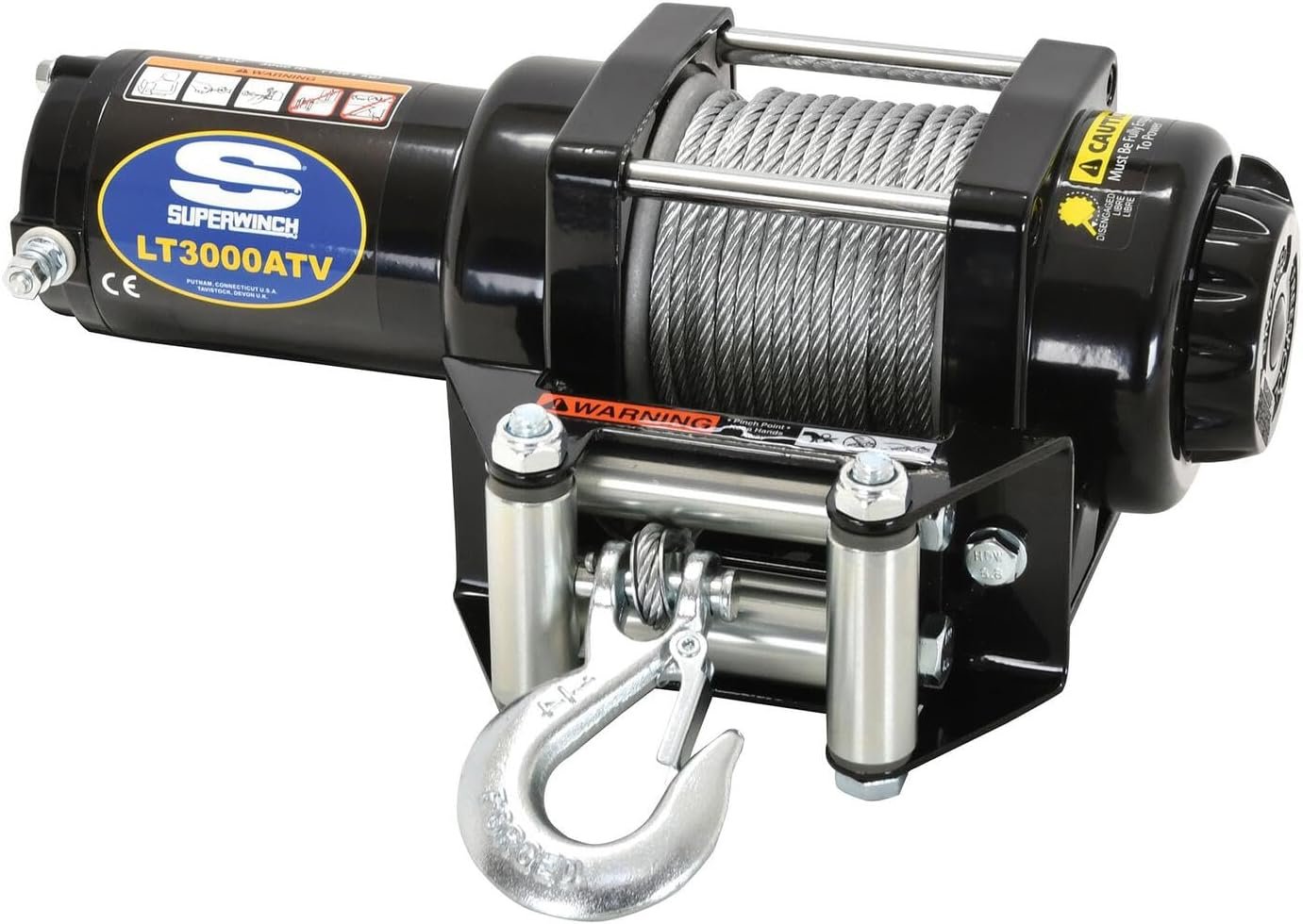 Superwinch 1130220 LT3000 ATV Winch – 3000 lb Capacity, 3/16 in x 50 ft Steel Rope, 1.2 HP Motor - Image 2