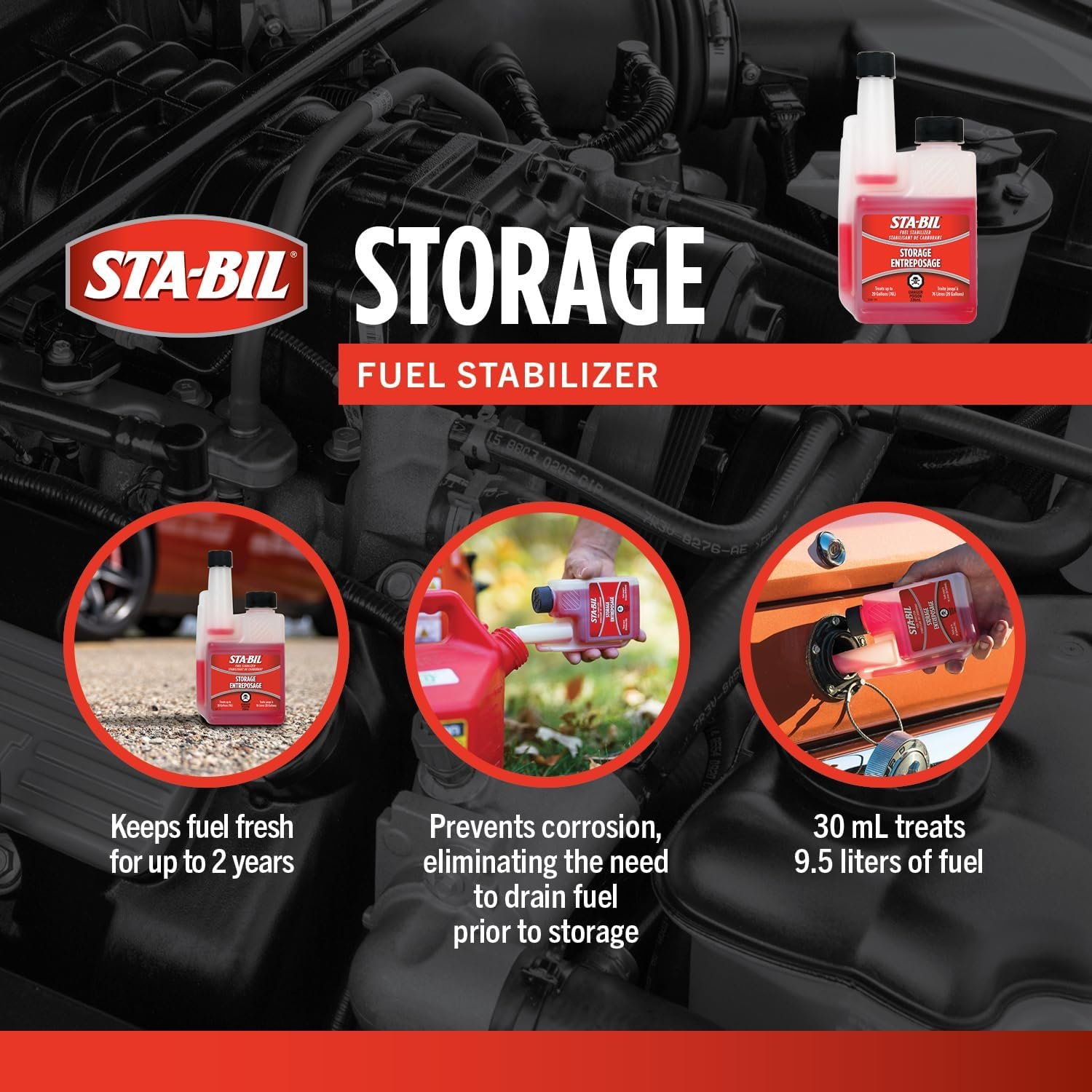 303 Products 22214 Fuel Stabilizer 32 oz – Gasoline Storage Treatment with Corrosion Protection & Fuel Preservation Formula - Image 3