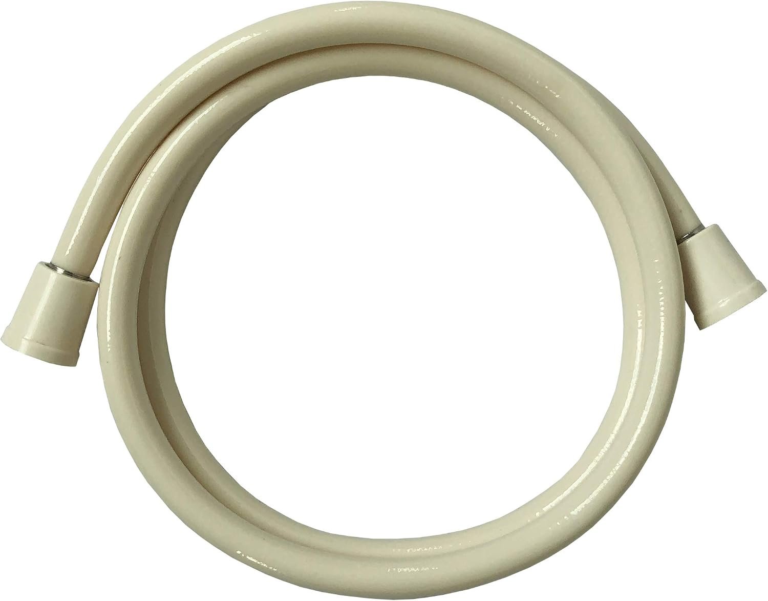 Empire Faucet CRDUHS60B 60in Vinyl Shower Hose Kit – Biscuit Finish, 1-Function Handheld Head with Mounting Bracket - Image 3