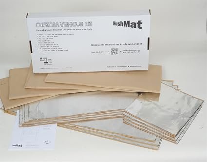 HushMat 80002 Flat Top Day Cab Heavy Duty Truck Insulation Kit – Sound Deadening and Heat Control System