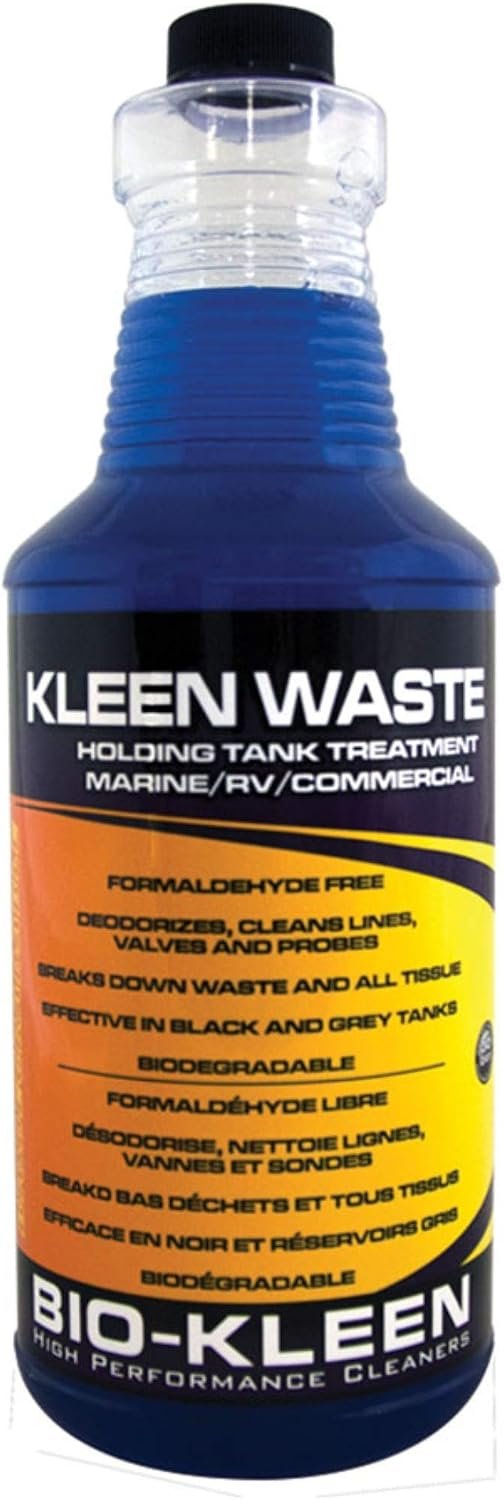 Bio-Kleen M01707 Kleen Waste Tank Treatment – 32 oz RV Holding Tank Odor and Waste Control Formula