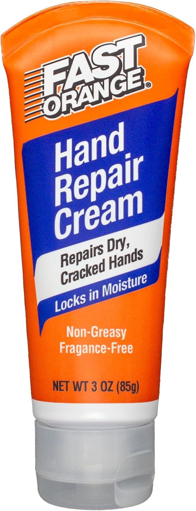 Fast Orange 25103 Hand Repair Cream – 3oz Non-Greasy Moisturizer for Dry and Cracked Hands After Automotive Work