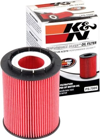 K&N PS-7005 Pro Series Oil Filter – Synthetic Blend Media Spin-On Filter with High Flow Filtration