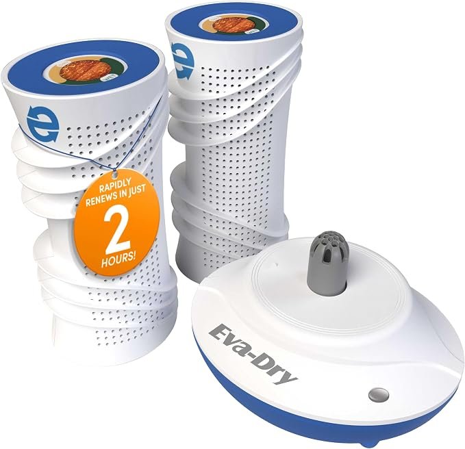 Eva-Dry EDV365 Air Dry System – Electric Dehumidifier for Up to 365 sq ft Spaces with Continuous Moisture Control