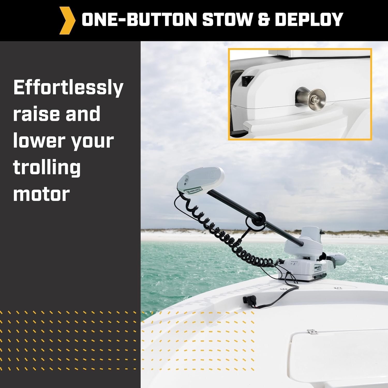 Minn Kota Riptide Instinct Quest 90 Trolling Motor – 115in Shaft, Wireless Remote, Saltwater GPS Bow Mount - Image 6