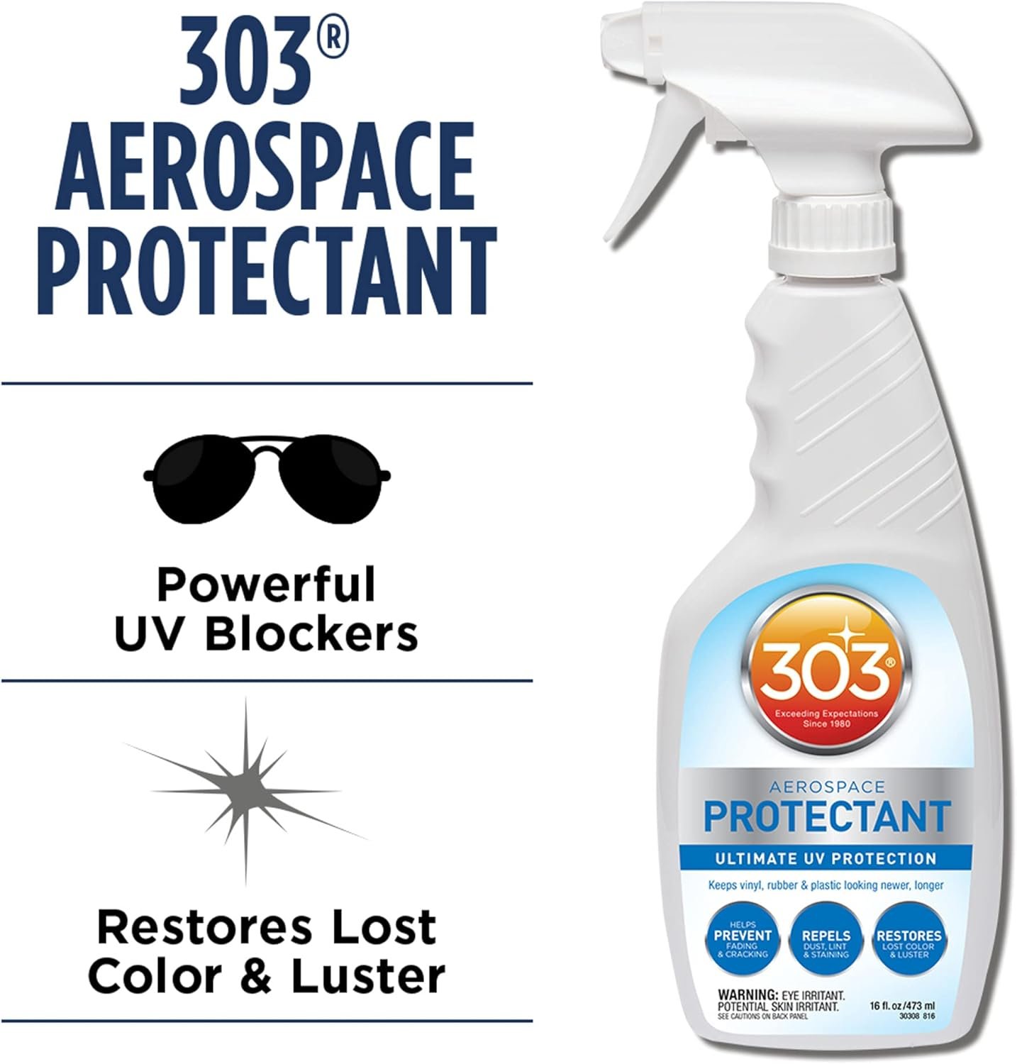 303 Products 30308 Aerospace Protectant – 16 oz UV Surface Protectant for Vinyl, Plastic, Rubber and Fiberglass - Image 2