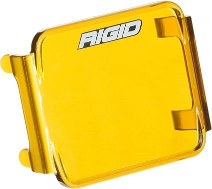 RIGID Industries 201933 D-SRS Amber Cover – Snap-On Polycarbonate Lens Cover for D-SRS LED Lights