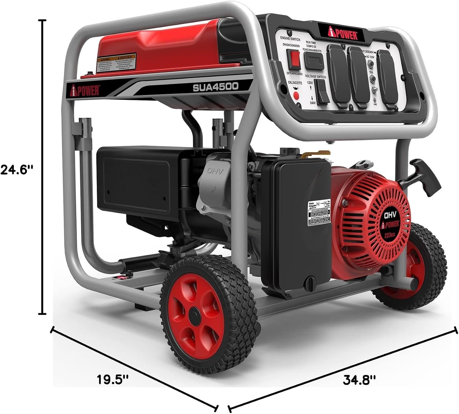 Sportsman SUA4500 Portable Gasoline Generator – 4500 Starting Watts and 3500 Running Watts with Recoil Start - Image 7