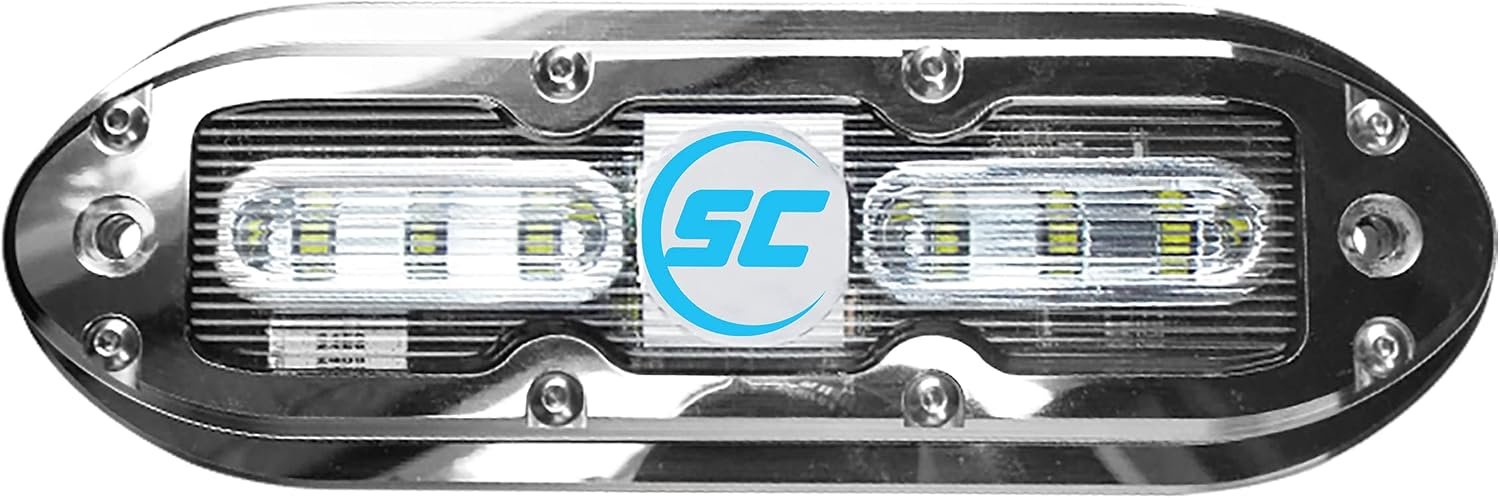 Shadow-Caster SCM-6 Bimini Blue Underwater Light – Compact Marine LED Fixture with Brilliant Blue Underwater Illumination - Image 6