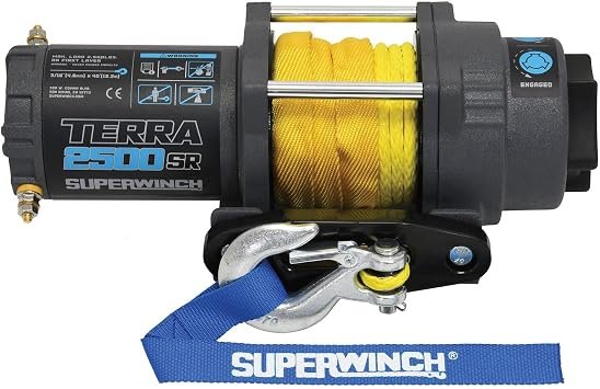 Superwinch 1125270 ATV Winch – 2500 lb 12V Electric Winch with 3/16 Inch x 40 ft Cable