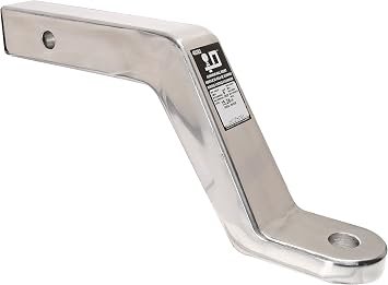 Draw-Tite 40383 Aluminum Ball Mount – 6in Drop, 5in Rise, 7500 lb GTW Capacity, Lightweight Billet Construction