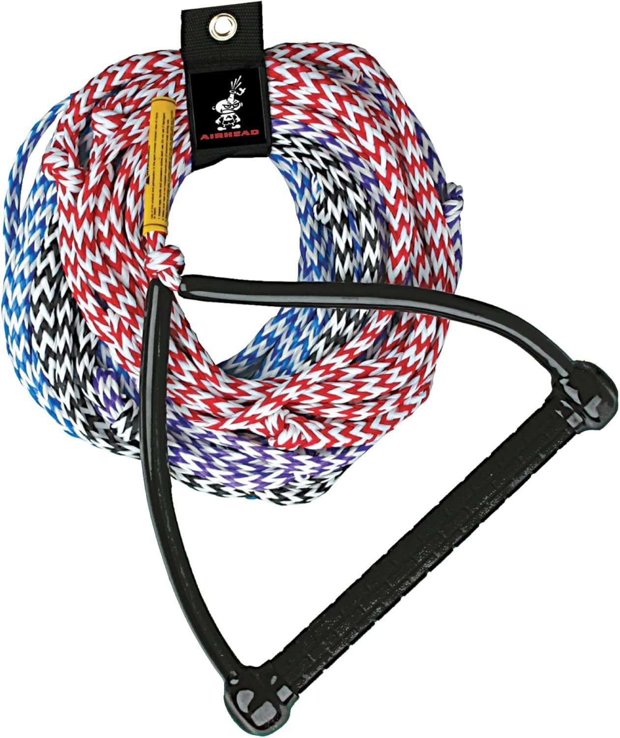 Airhead AHSR4 Water Ski Rope – 75 ft 4-Section Tow Rope with Adjustable Length Configuration