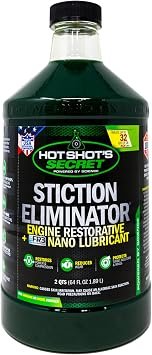 Hot Shot’s Secret HSS64Z Stiction Eliminator Engine Oil Additive – 64 oz Synthetic Cleaner for Diesel & Gas Engines with Wear Reduction