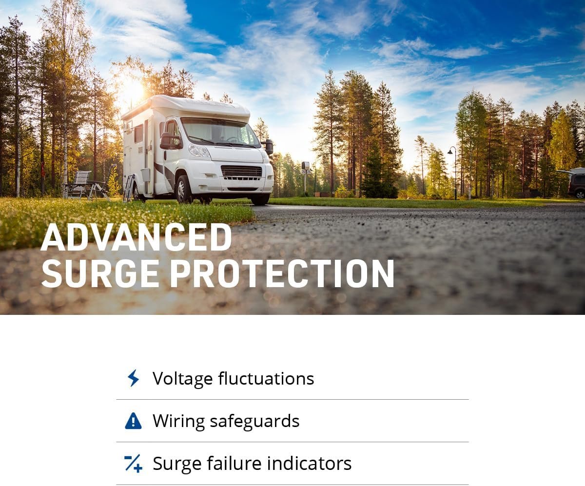 Progressive Industries SSP-50X Portable RV Surge Protector – 50 Amp Smart Surge Protection for Campground Power - Image 4